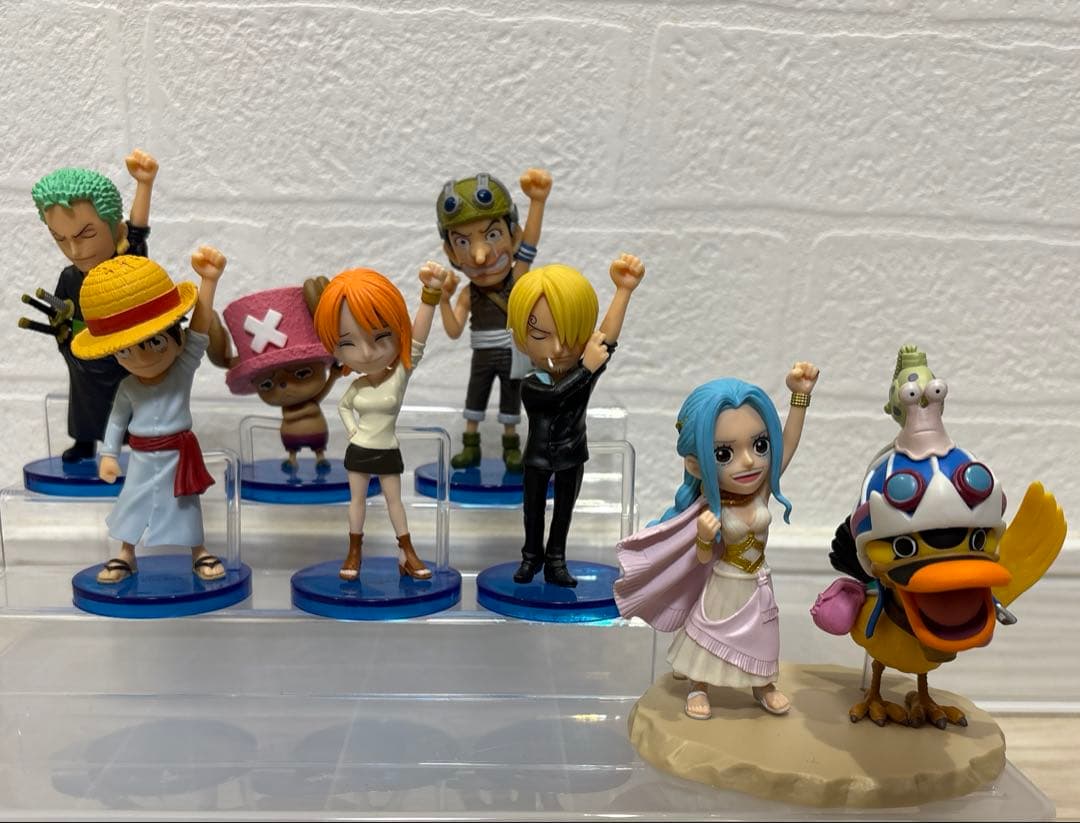 ワンピース ワーコレ 仲間の印だ 麦わら一味 ビビ、カルー 7点セット