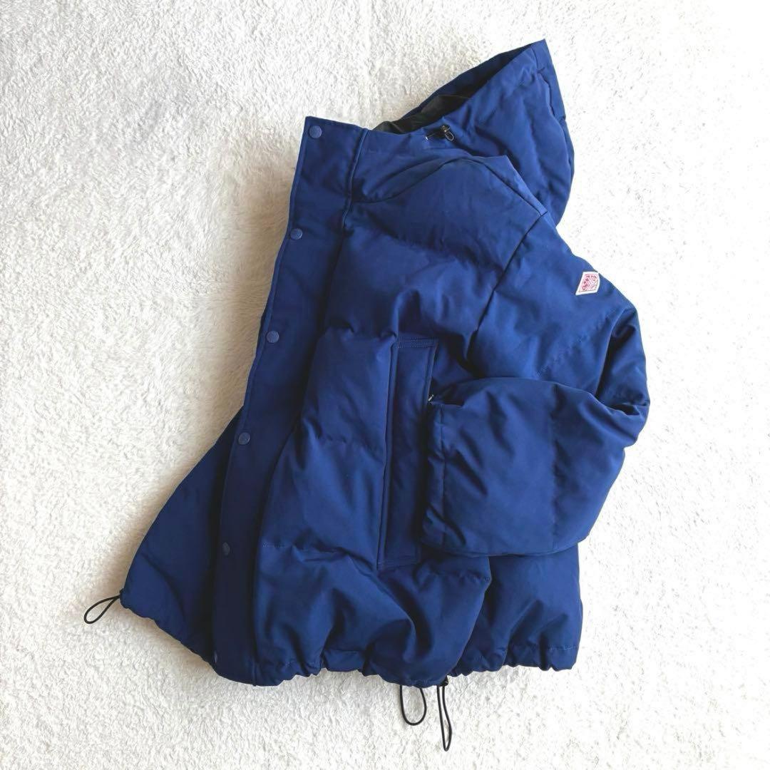 ダントン フード付き ダウンジャケット 撥水 Bshop 近年モデル 青