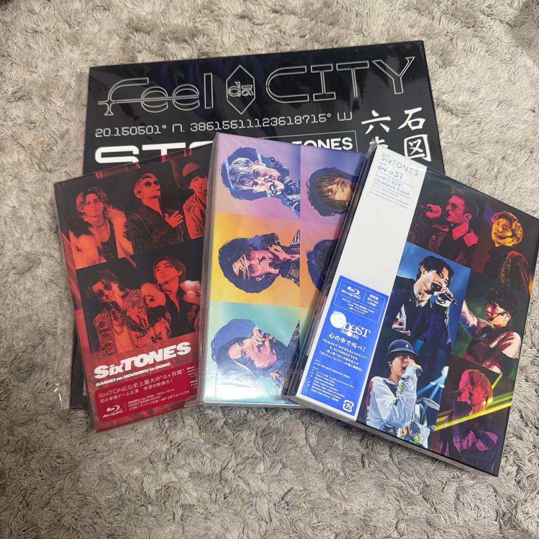 SixTONES Blu-ray 初回盤　セット ○(Blu-rayセット) 初回盤+通常盤セット SixTONES 2Blu-ray+2CD/YOUNG