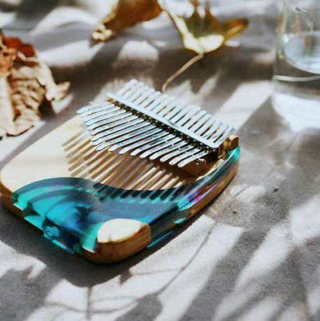 オリジナルデザインのプレート式17音親指琴カリンバの通販はau PAY