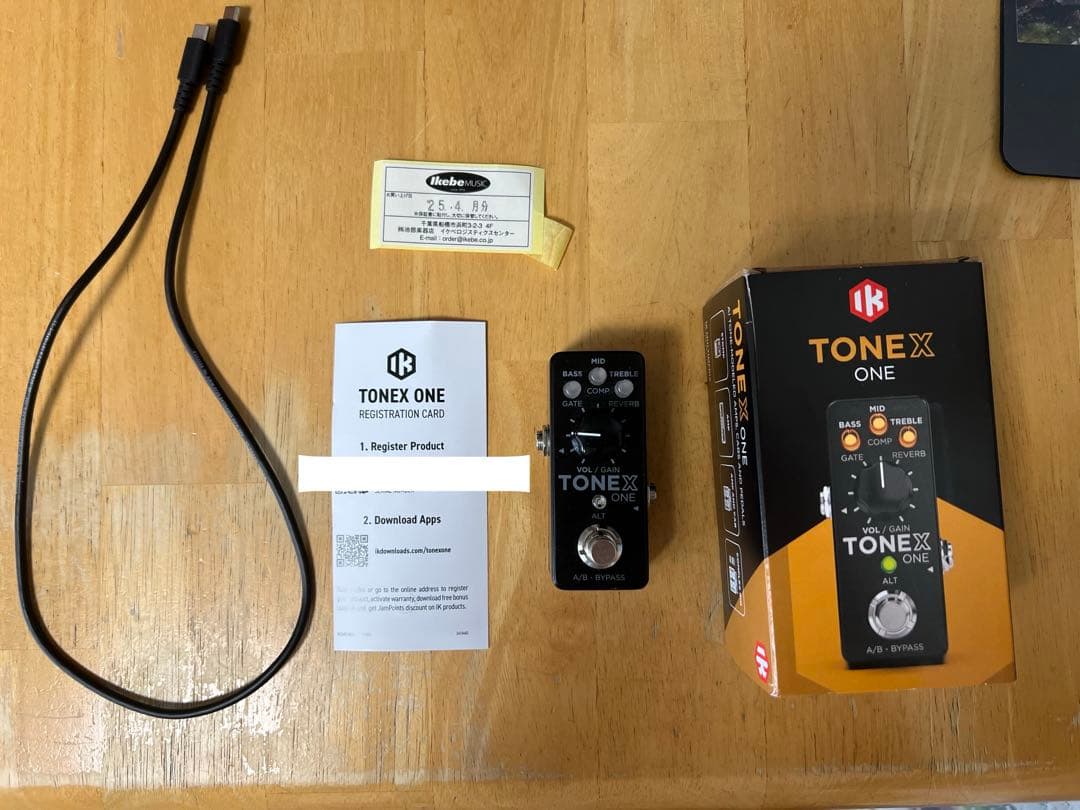 IK TONEX ONE ライセンス解除済み