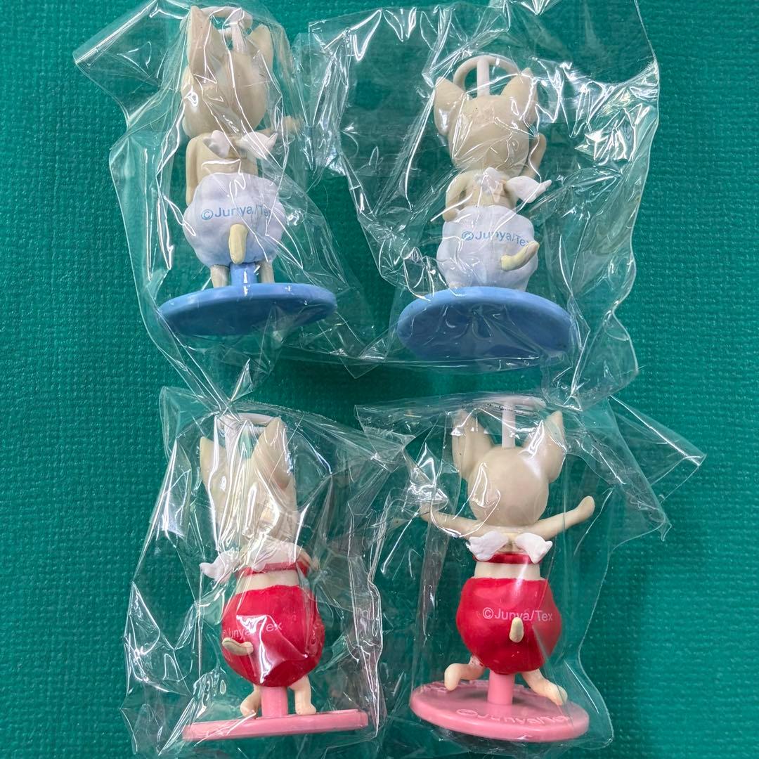 チワワワールド 犬 チワワ 天使 フィギュア マスコット 4種セット ㉑