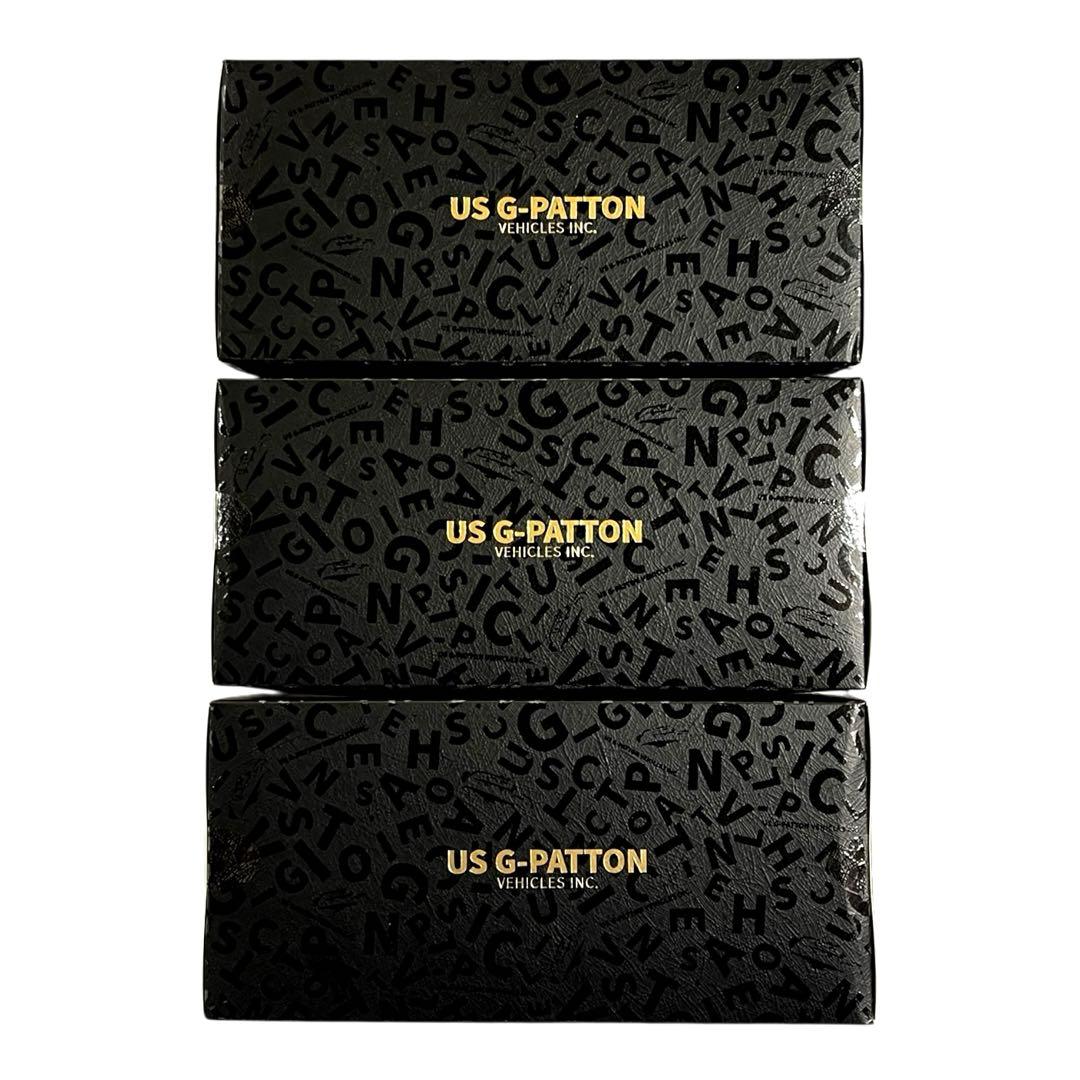 G.C.D 1/64 US G-PATTON RHINO GX 3台セット GCD US G-Patton Rhino GX Black /White /Matt khaki green 1:64 Scale