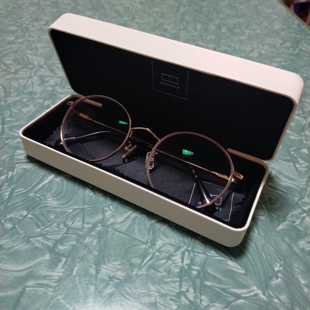 OWNDAYS ゴールド メガネ(度あり)