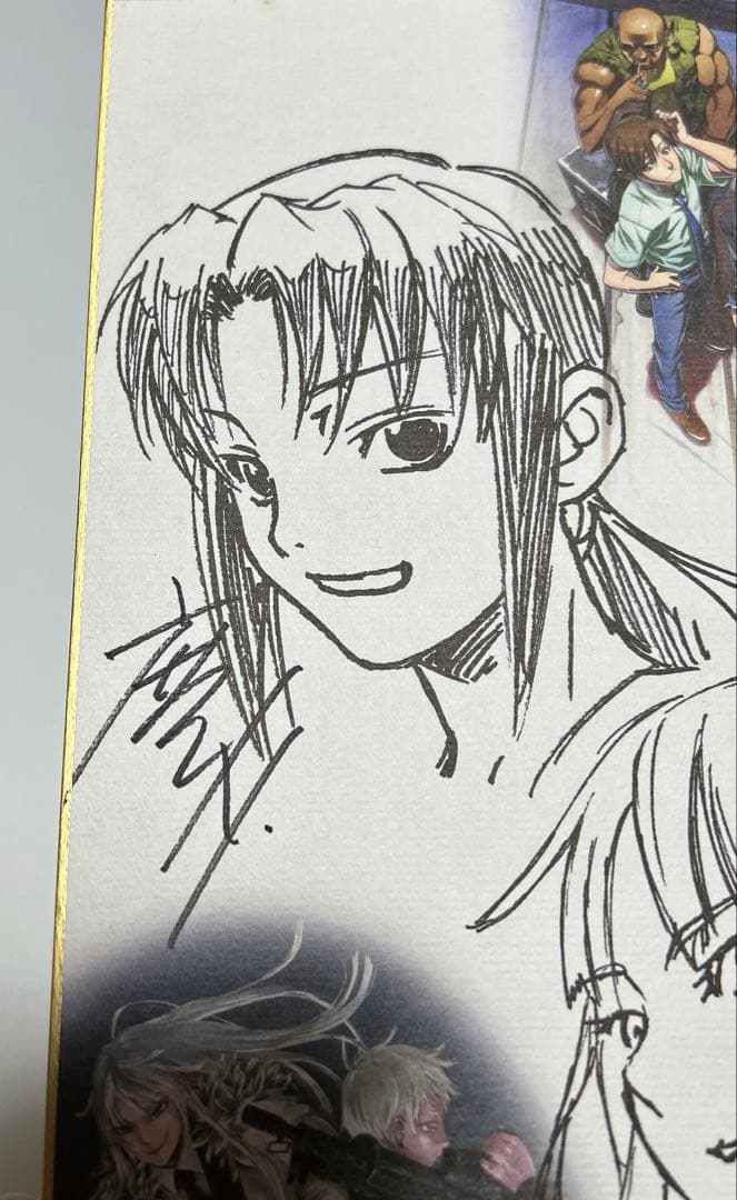 伊藤明弘 広江礼威 高橋慶太郎 直筆イラストサイン色紙 - メルカリ