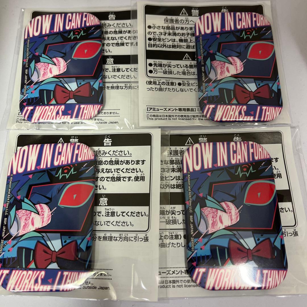 ハズビン・ホテルへようこそ◾︎スクエア缶バッジ　ヴォックス4個セット プライズ