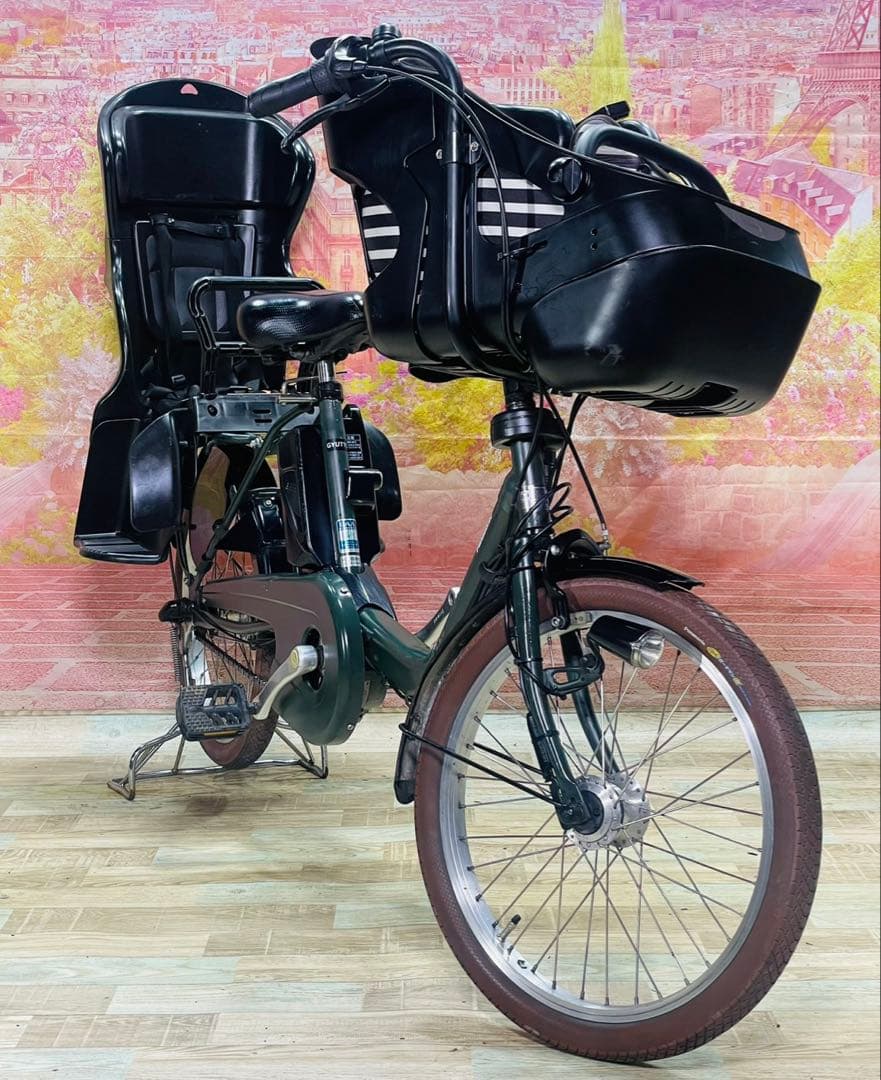 ZK3506 「大容量13.2Ah」電動自転車パナソニック 子供乗せ 20インチ