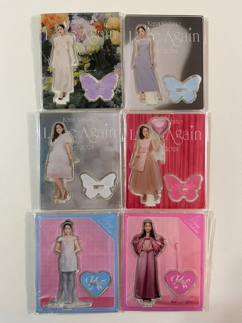 西野カナ　アクリルスタンド6種セット