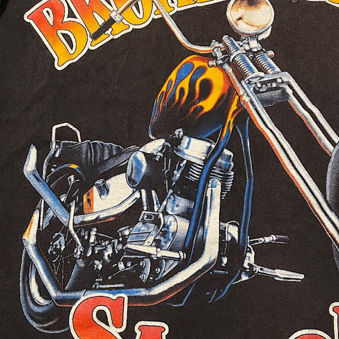 ビンテージ ハーレーダビッドソン ファイヤーパターン ロンT長袖T