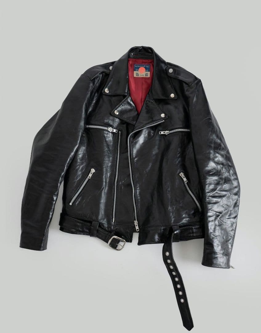 blackmeans 23SS カウレザー ダブルライダースジャケット