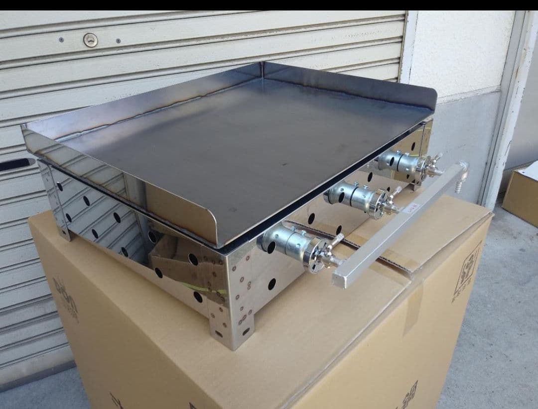 鉄板焼き　６ミリ鉄板　お好み焼きそば　学園文化祭　３辺フチ付　グリラー　キャンプ