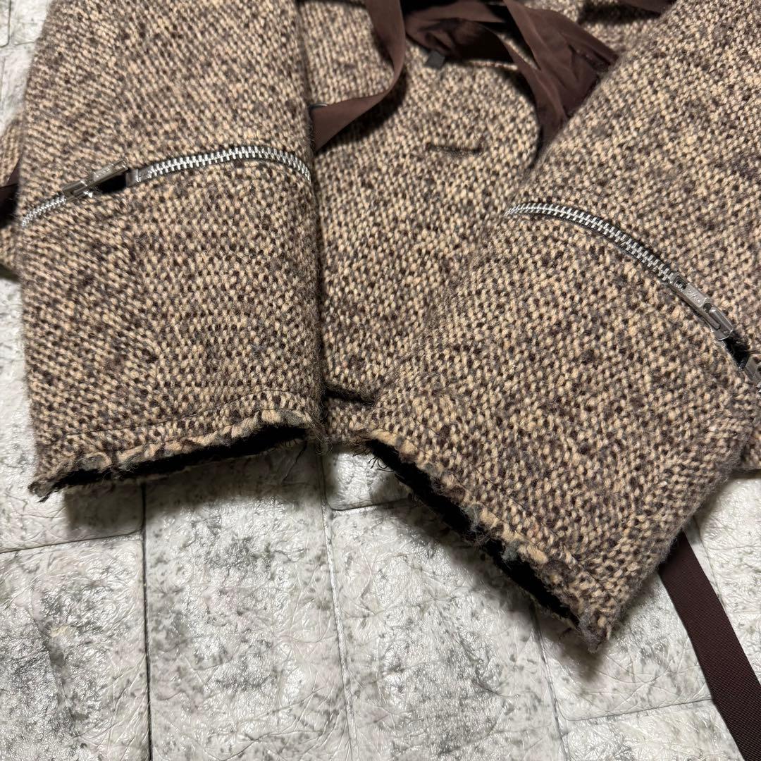 りっつ様専用】MARNI マルニ ツイードジャケット リボン イタリア製