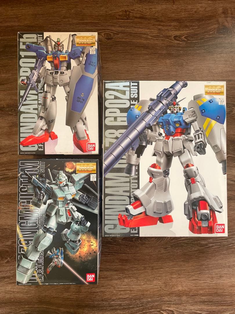 希少 ガンダム0083 シリーズ MG プラモデル 3種 オマケ非売品デカール