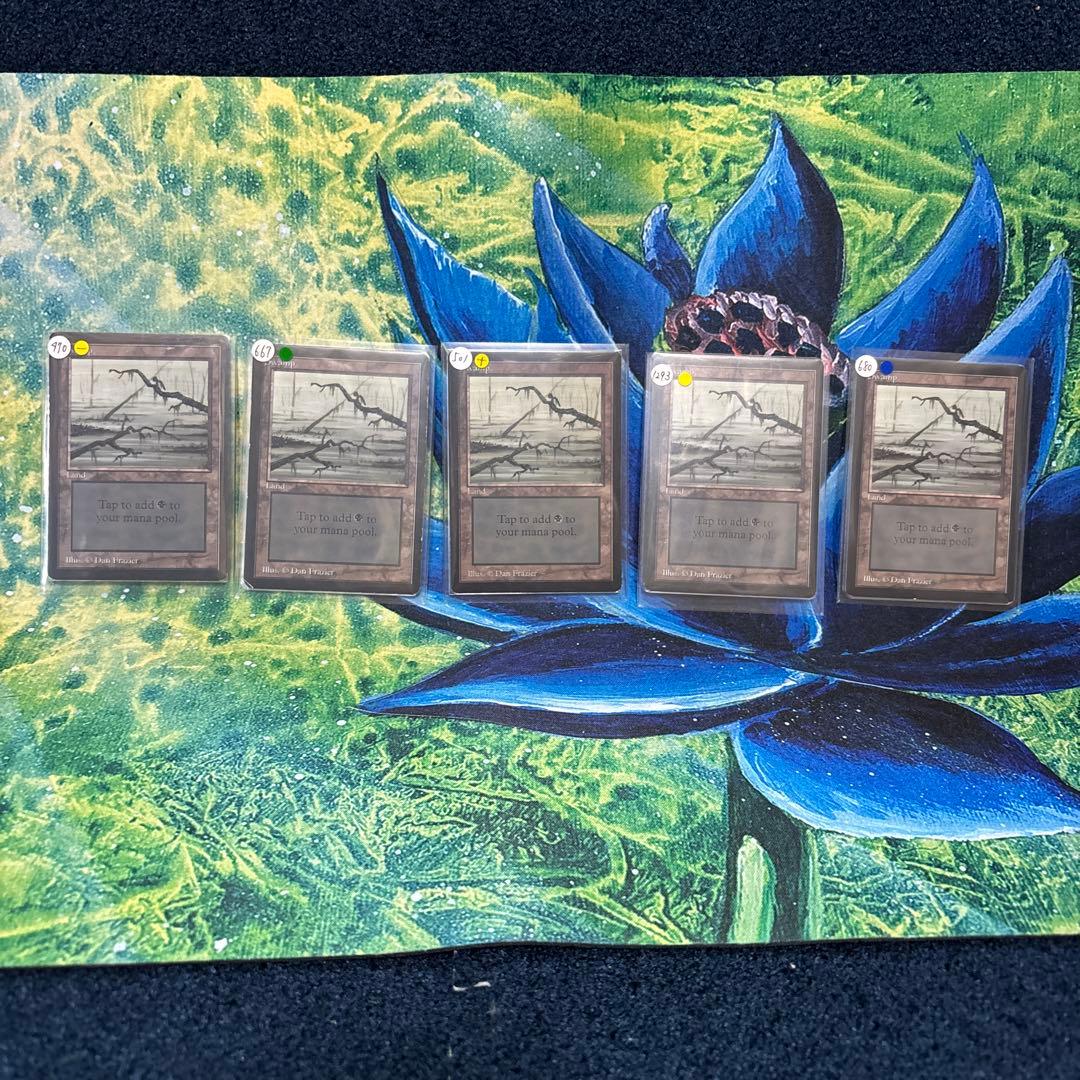 (5枚)沼　C MTG LEB ベータ　β [LEB] 基本土地 沼（基本土地）｜マジック：ザ・ギャザリング MTGカード通販のカード