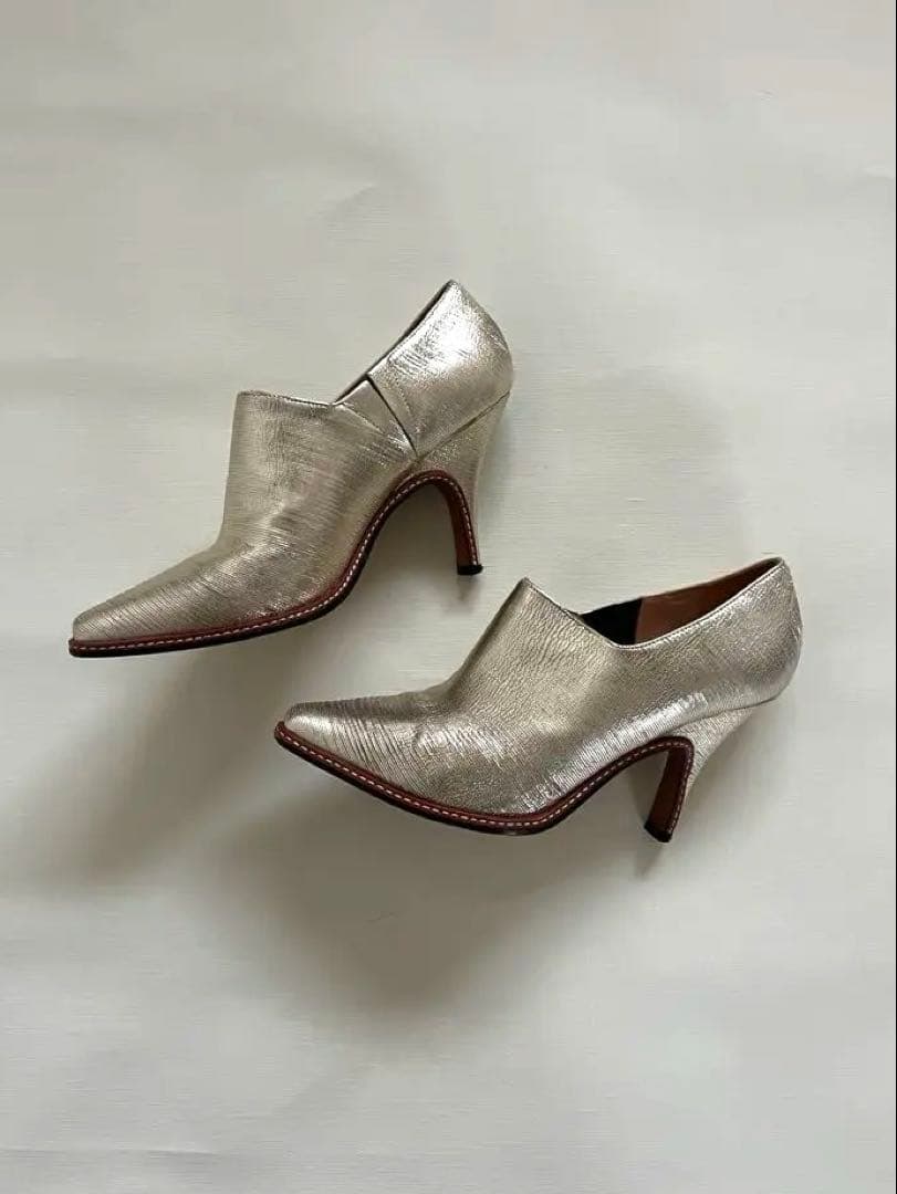 マルジェラ　ヒール　パンプス