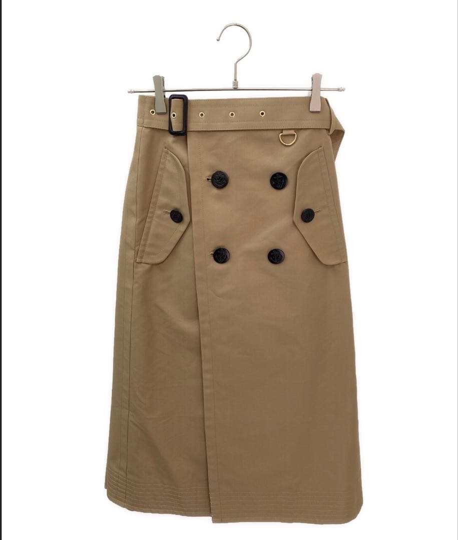 【未使用品】sacai ベージュ プリーツスカート サイズ2