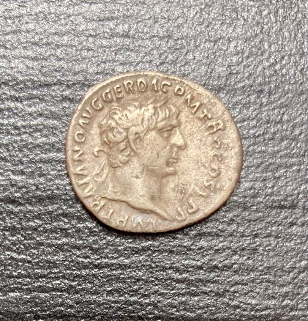 古代ローマ帝国　トラヤヌス　戦勝記念　デナリウス銀貨/ギリシャ　ドラクマ 古代ローマ トラヤヌス デナリウス銀貨 2.68g – 野崎コイン