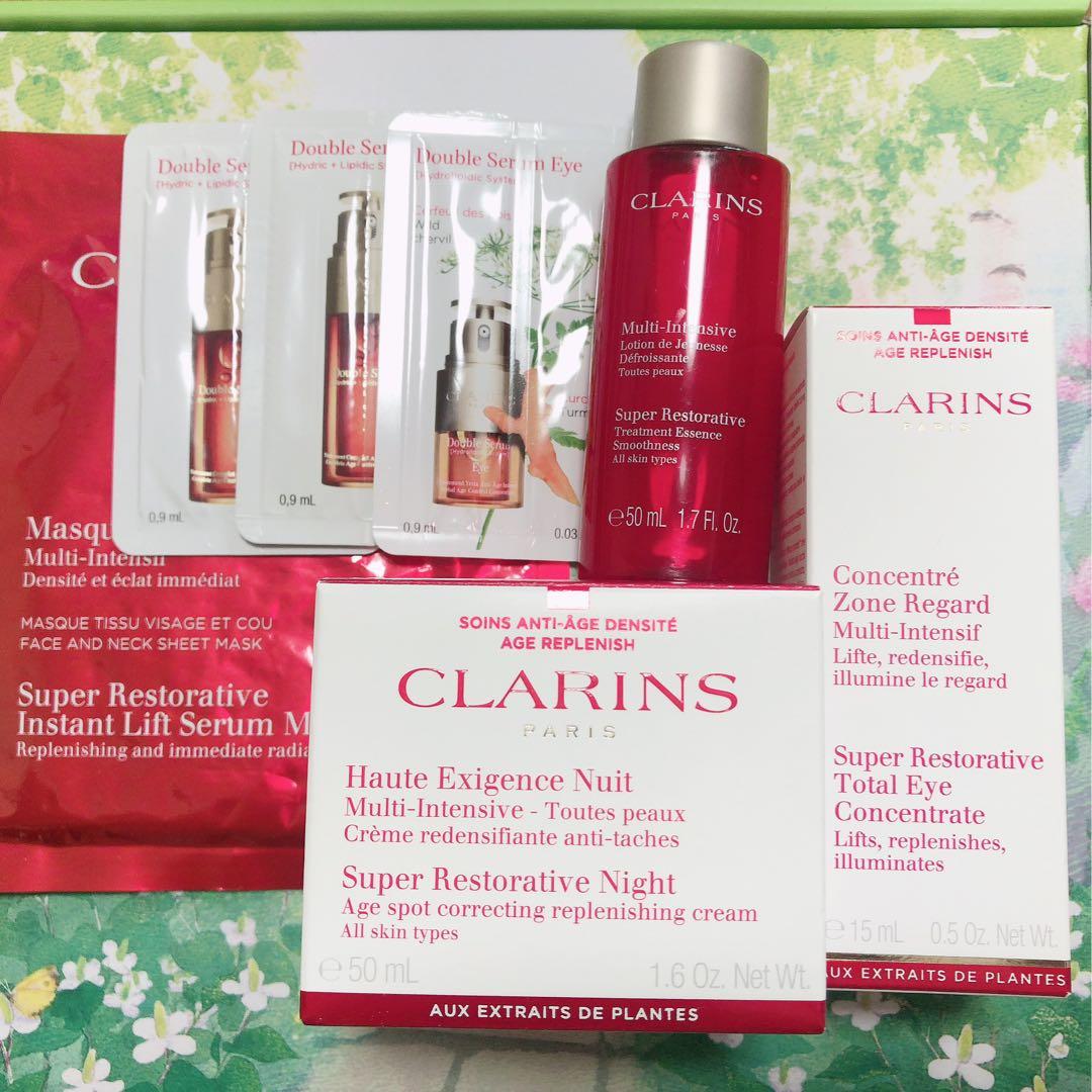 クラランス スープラ ナイト クリーム／スープラ アイ セラム