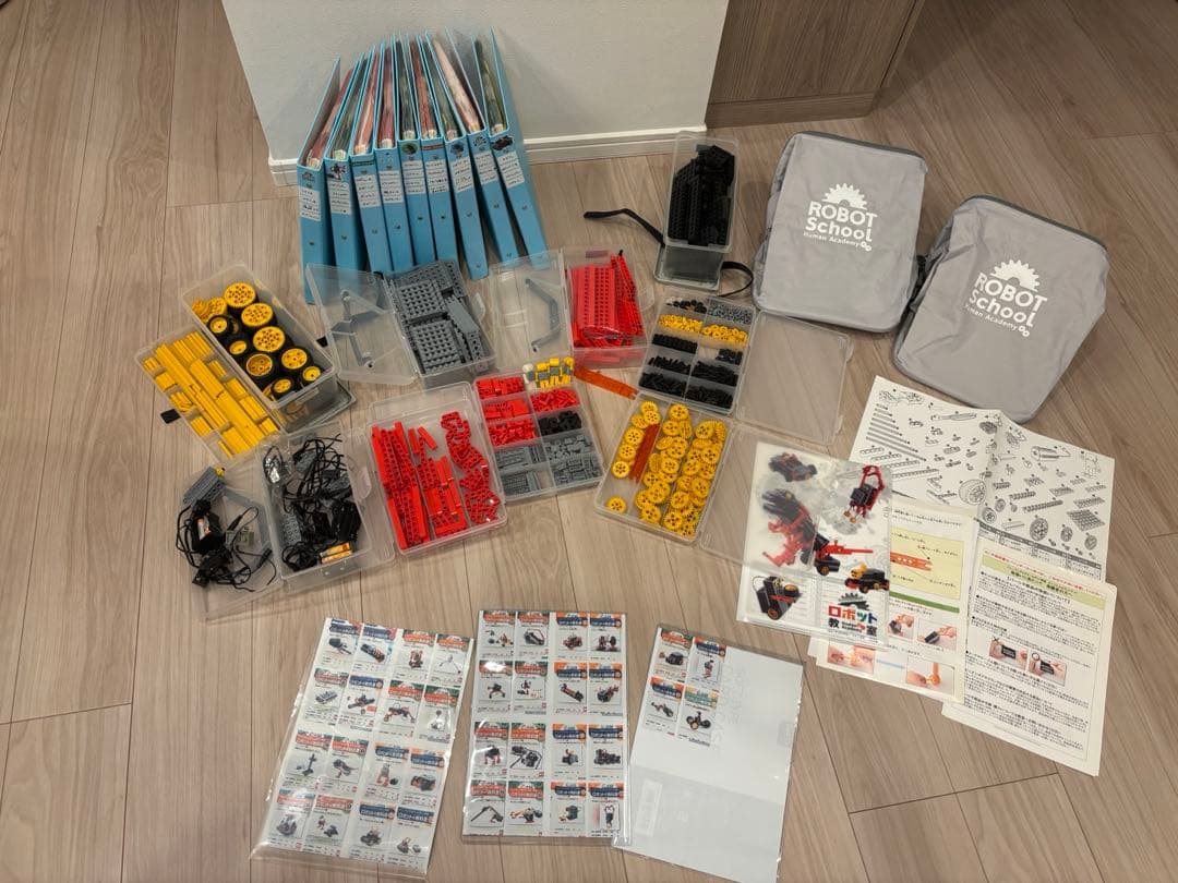 ヒューマン　ロボット教室　組立キットパーツセット　2人分　ロボット36個分説明書