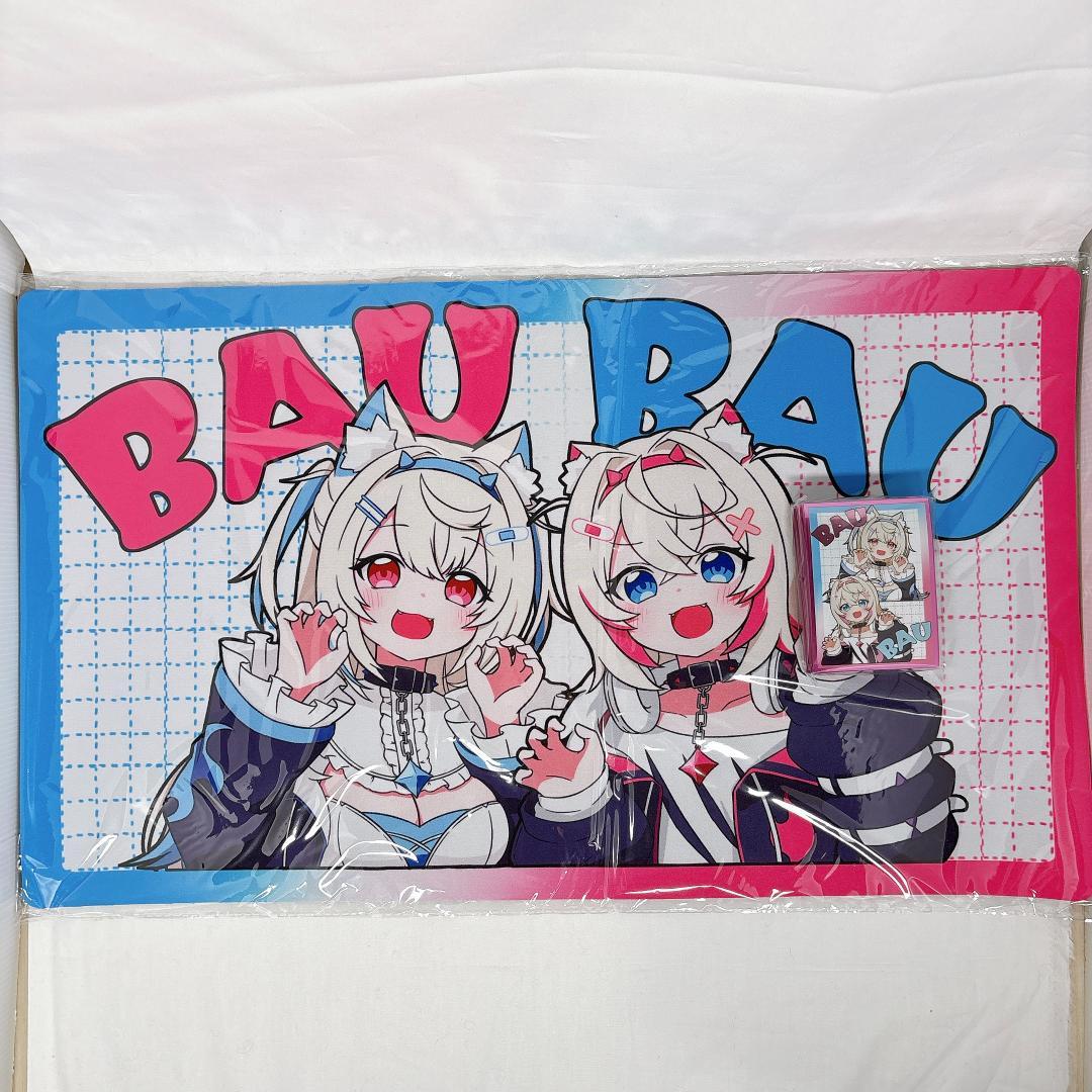 ホロライブ フワモコ BAU BAU スリーブ プレイマット セット【shir