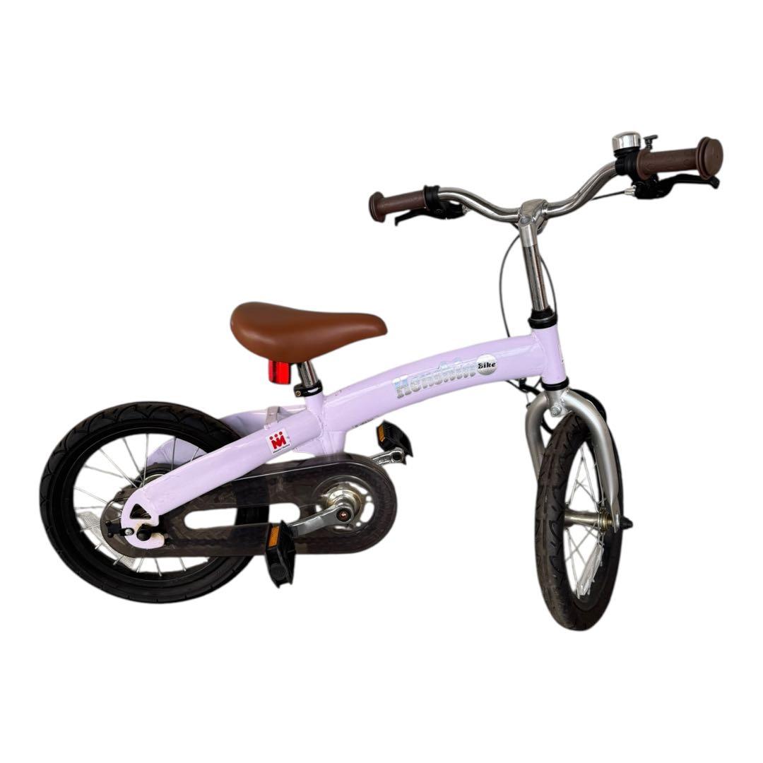 Henshin Bike へんしんバイク スタンド付12インチ パープル ピンク