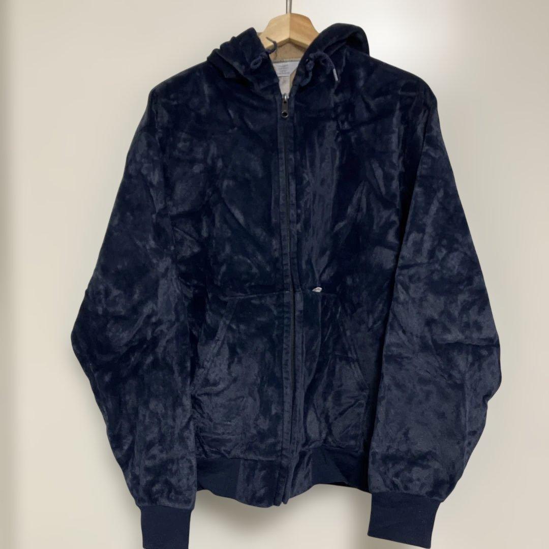 Carhartt USA製 カーハート ベロア ジップ パーカー L