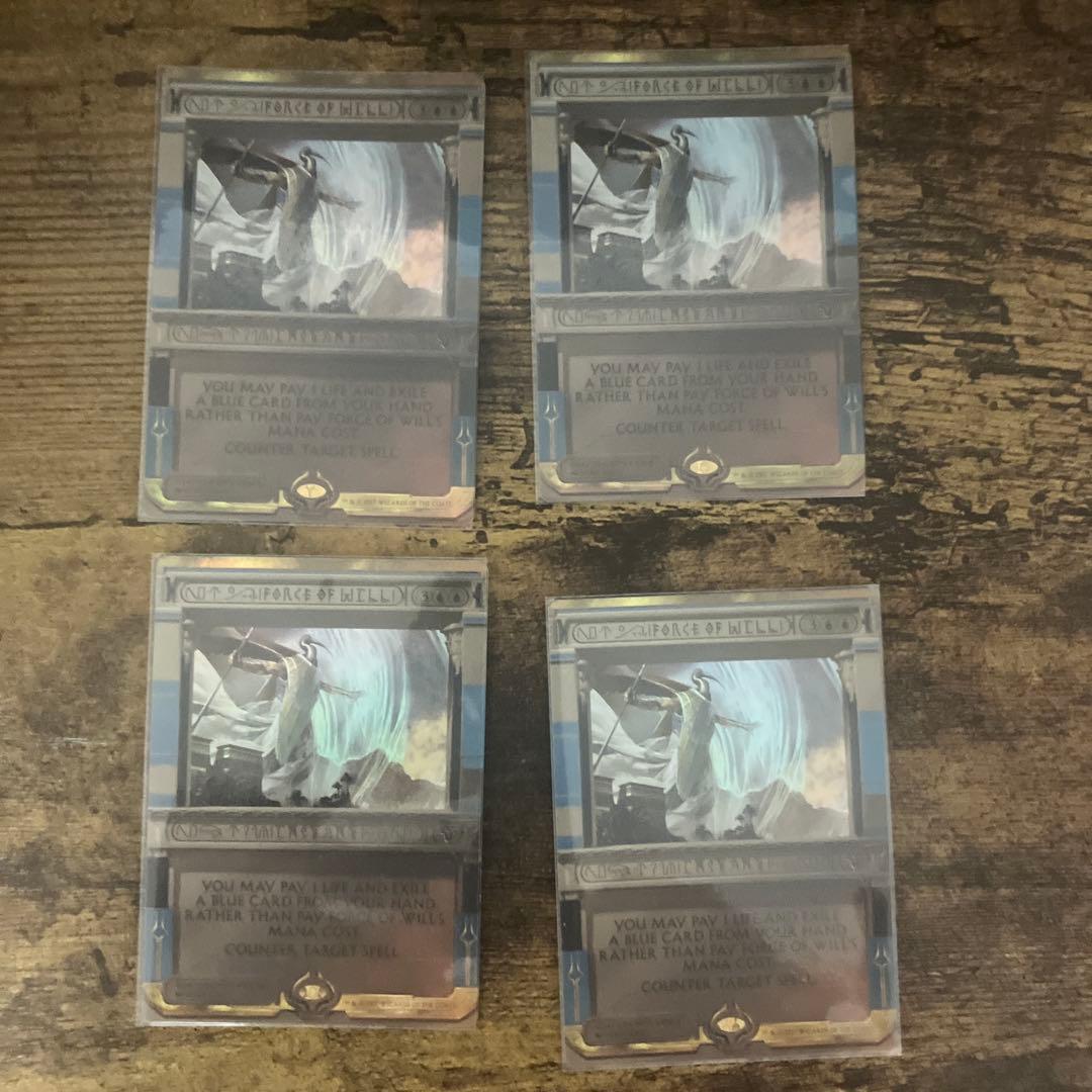 MTG 意志の力 4枚セット