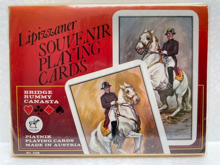 PIATNIK製 トランプ リピッツァナー(軽種馬) Lipizzaner I