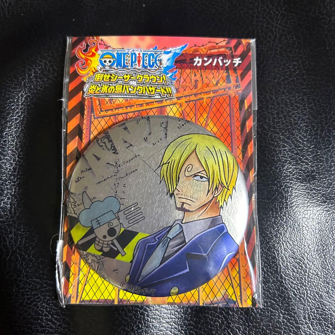 新品未開封 ワンピース サンジ 輩 缶バッジ お台場合衆国 限定 激レア