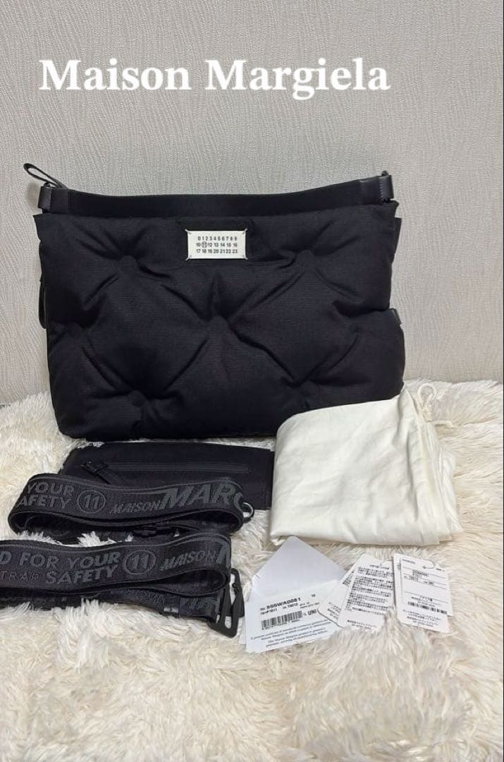 美品✨️メゾンマルジェラ ラージ グラム スリムバッグ ショルダーバッグ