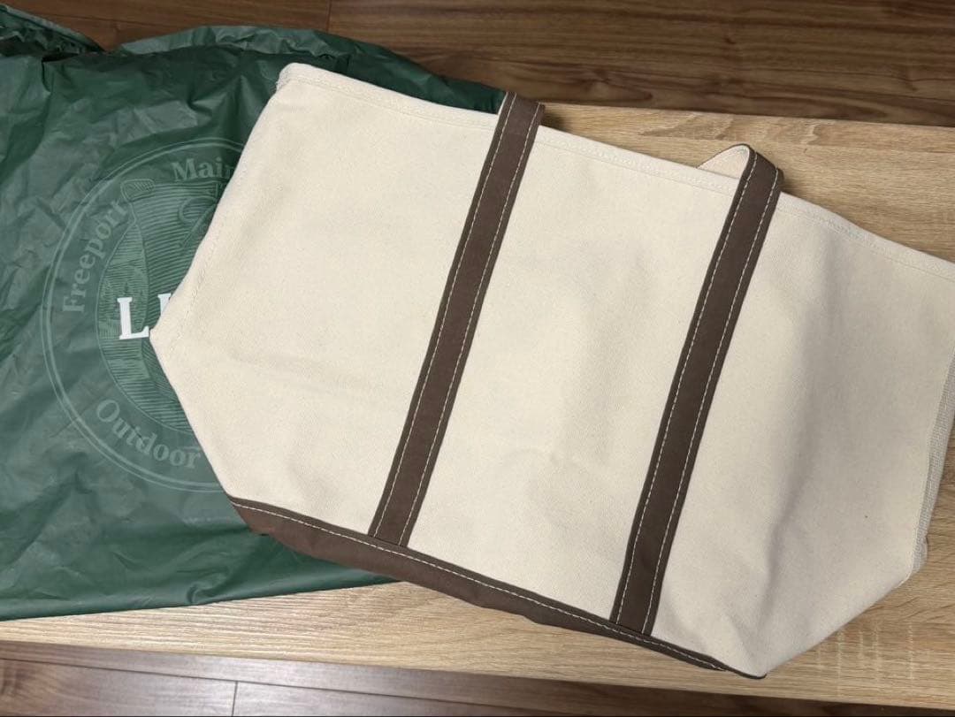 L.L.Bean BOAT AND TOTE LARGE 茶 シーズンカラー