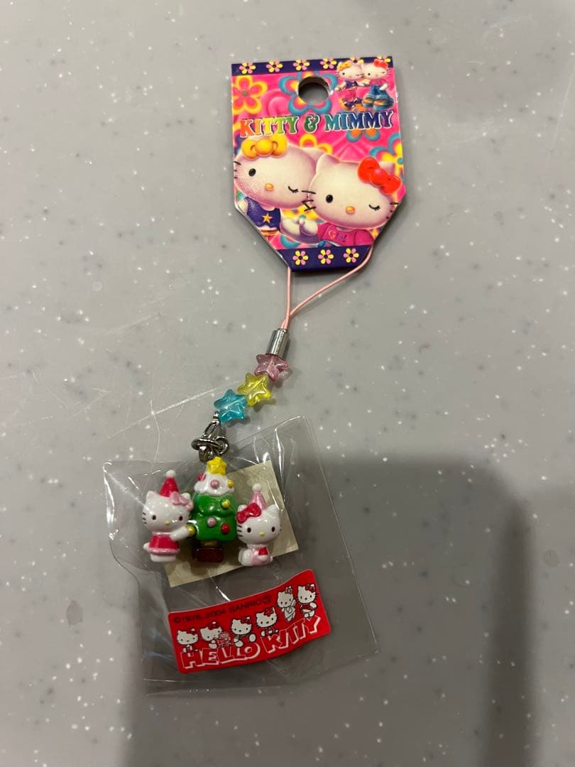 ハローキティ ミミィ クリスマスストラップ