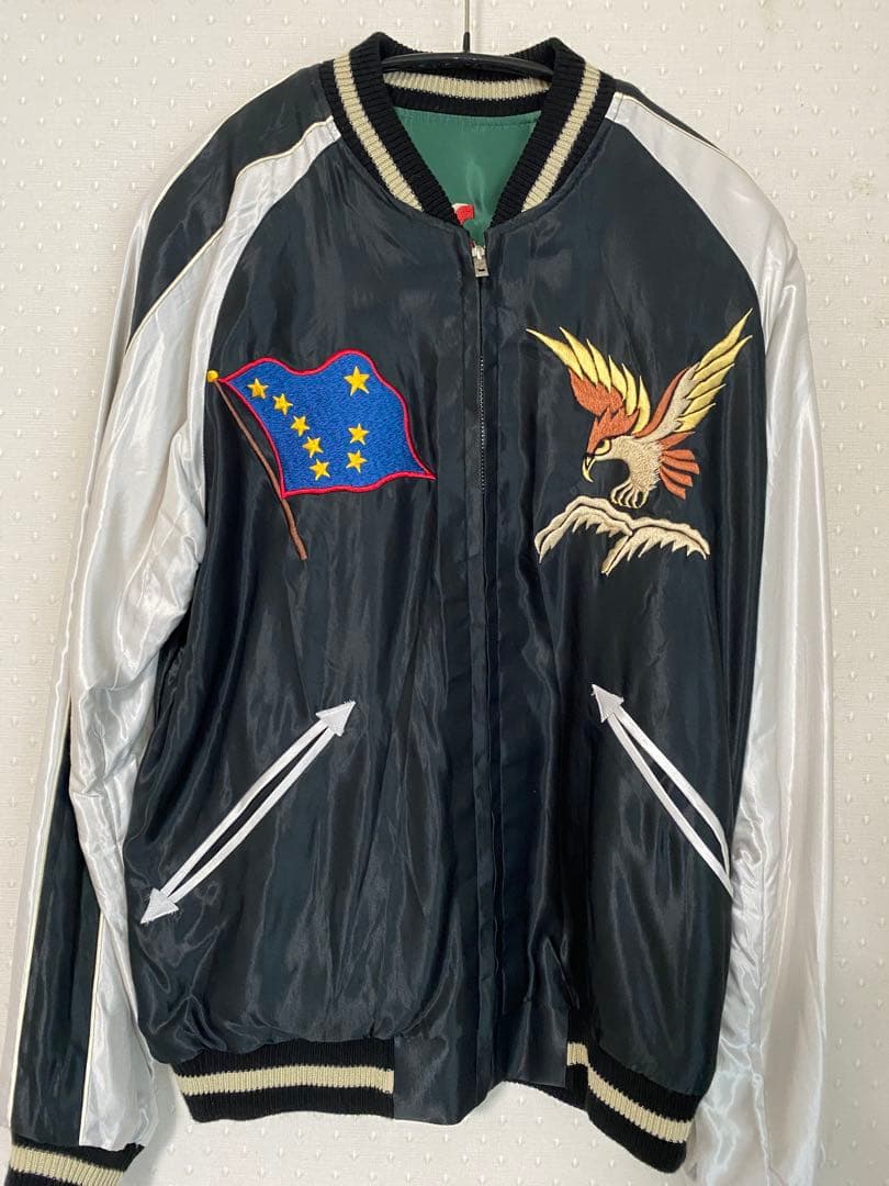 タグ付 美品 東洋 リバーシブル ALASKA スカジャン スーベニア