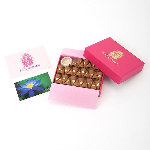 竹のお香　ピンクガネーシャ