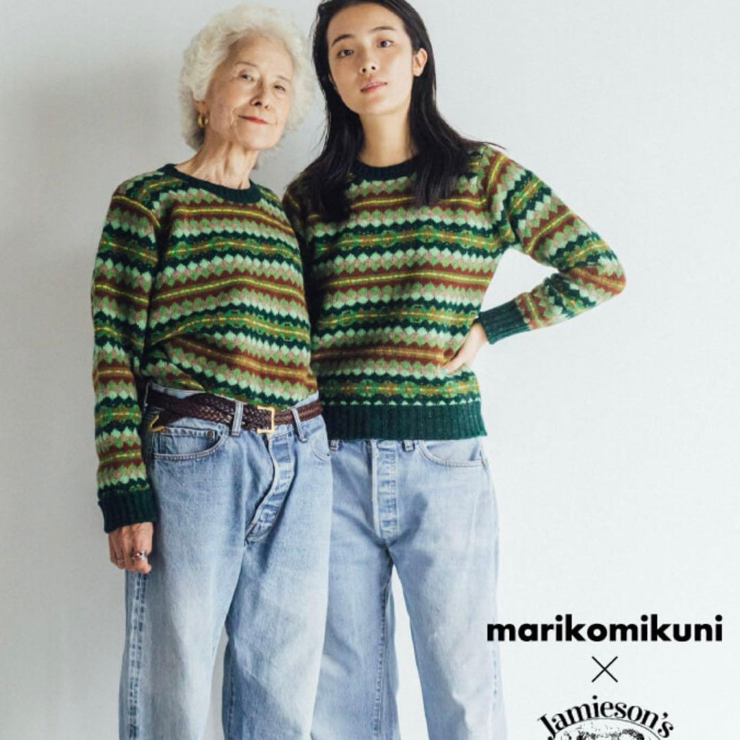 三國万里子　ほぼ日　フェアアイルセーター