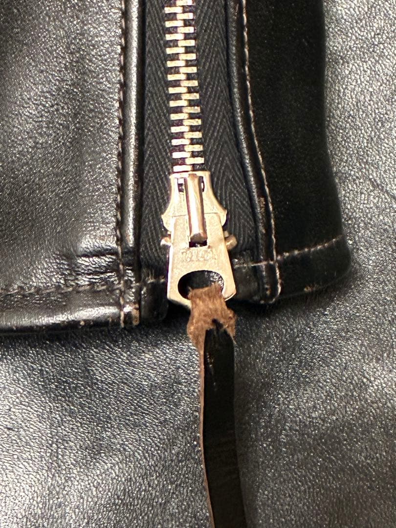 BUCO J-100 シングルライダースジャケット（ホースハイド・茶芯