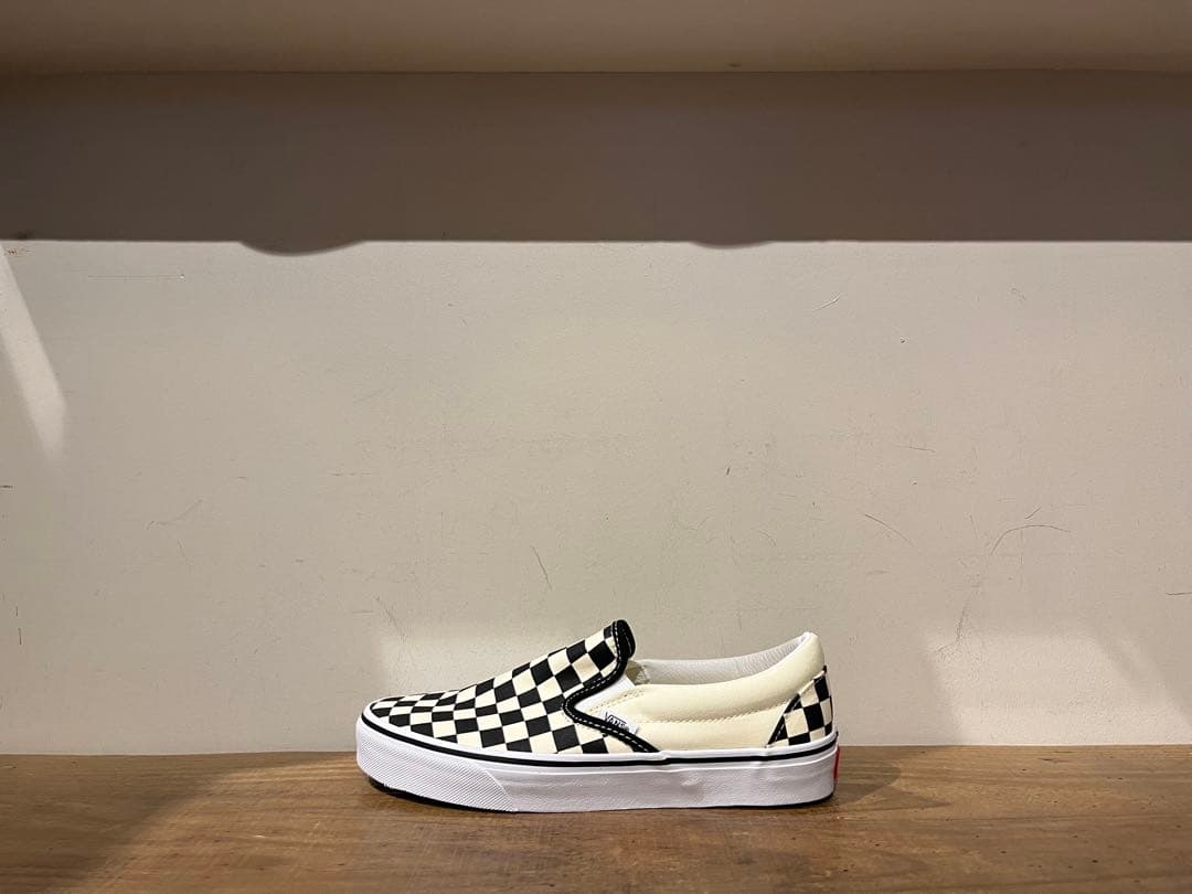 VANS slipon スリッポン チェッカー US正規新品 赤箱 28.5cm