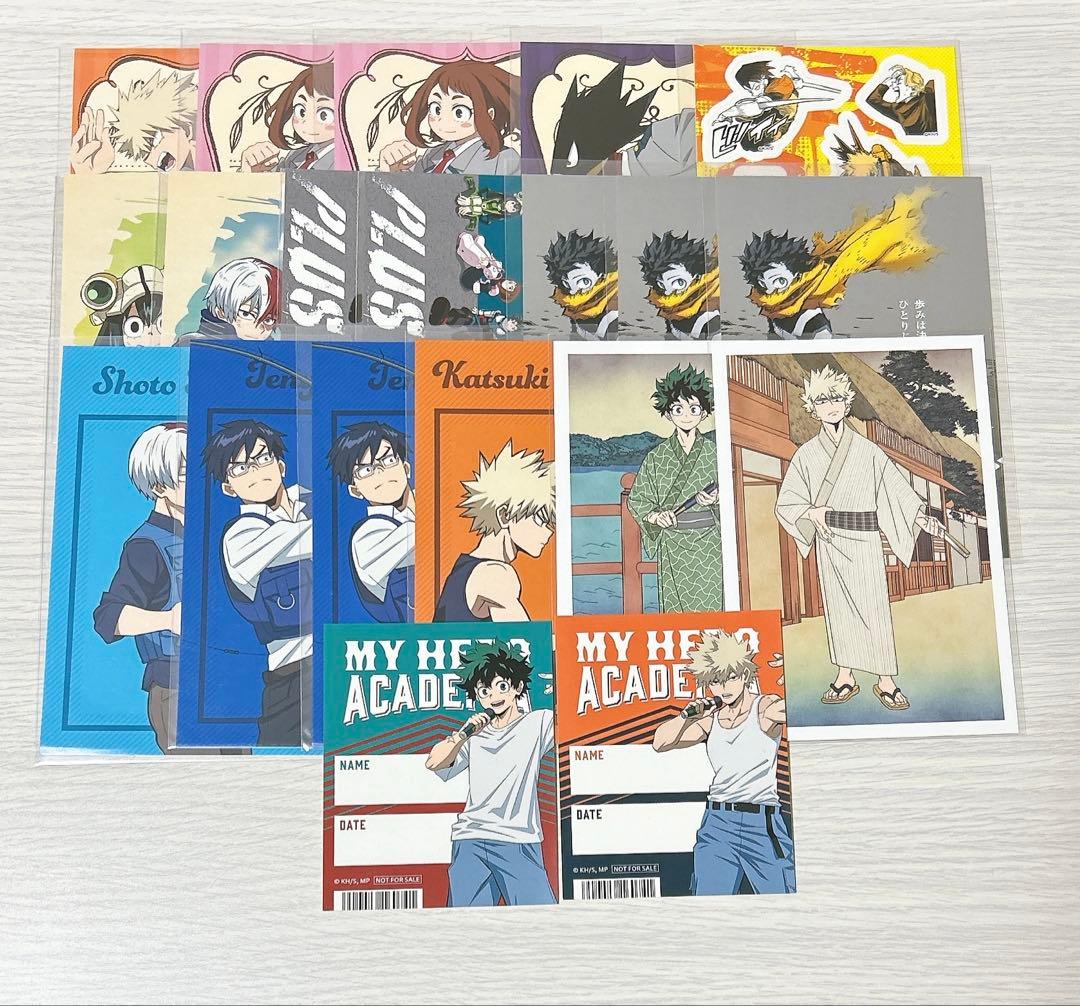 僕のヒーローアカデミア ヒロアカ 特典 ブロマイド ポストカード
