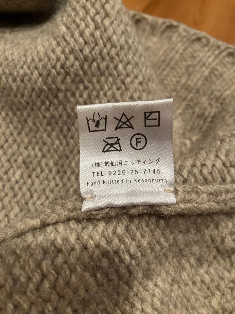 気仙沼ニッティング セーターMe オートミール色 - メルカリ