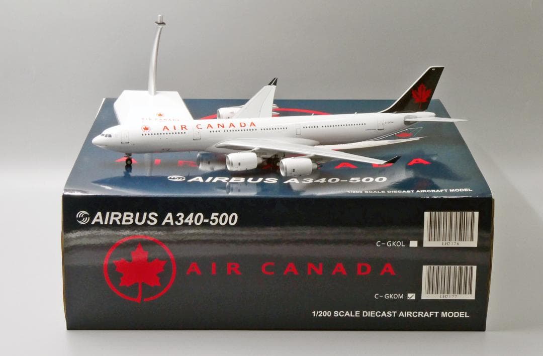 エアカナダ A340-500 C-GKOM 1/200 JC Wings 1:200 Air Canada Airbus A340-500 C-GKOM 