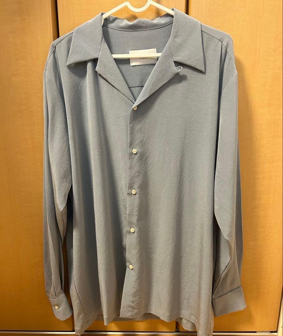 RAINMAKER KYOTO ライトブルー オープンカラーシャツ サイズ4 - メルカリ