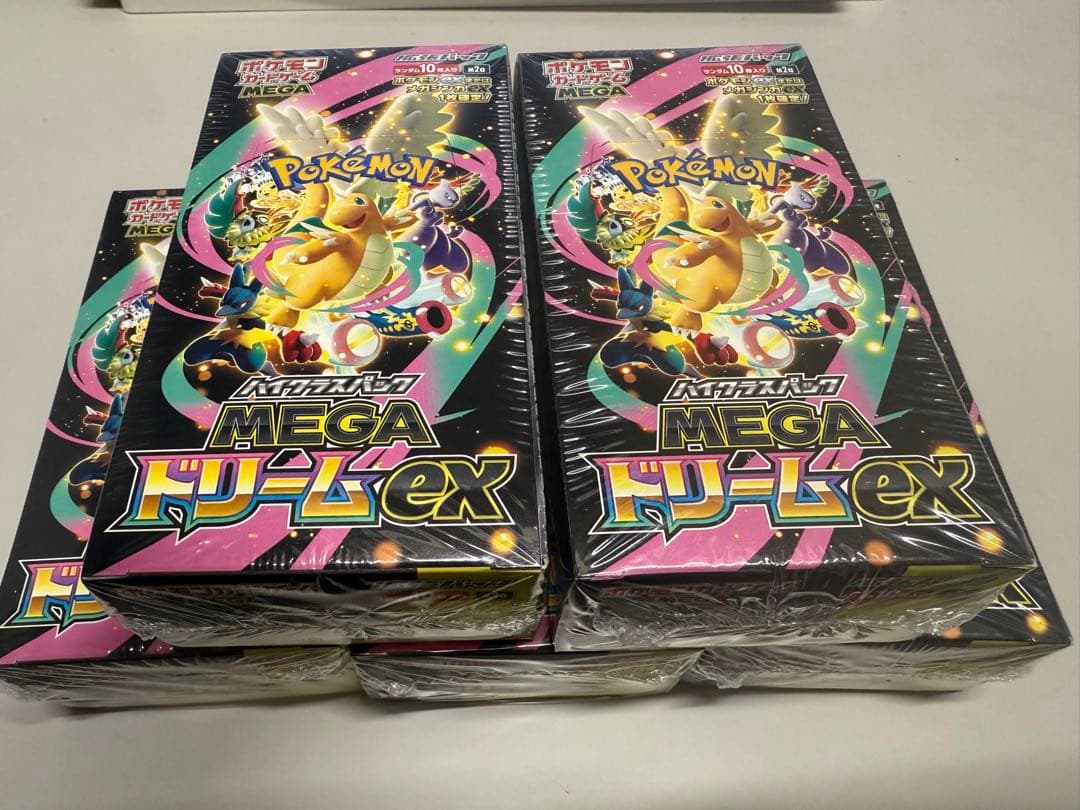 ポケカ MEGAドリームex シュリンク付5BOX
