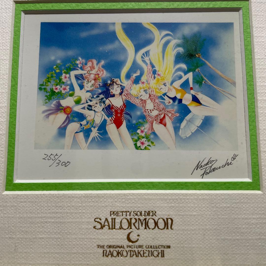 セーラームーン☆限定版☆アートプリント☆255/300☆水着☆セーラー戦士