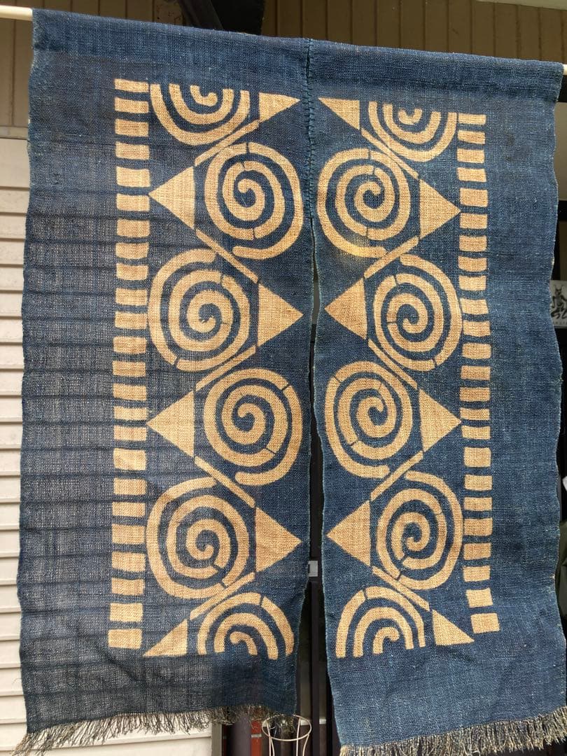 最終　しな布　科布　榀布　暖簾　型染め 最終 しな布 科布 榀布 暖簾 型染め - メルカリ