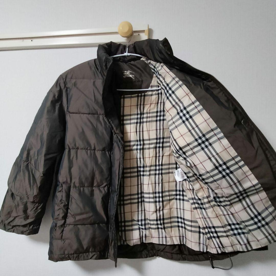 BURBERRY London ダウンジャケット ノバチェック ブラウン 9号 - メルカリ