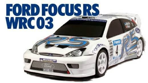 タミヤ 1/14 QD  RCカー  フォードフォーカスWRC03