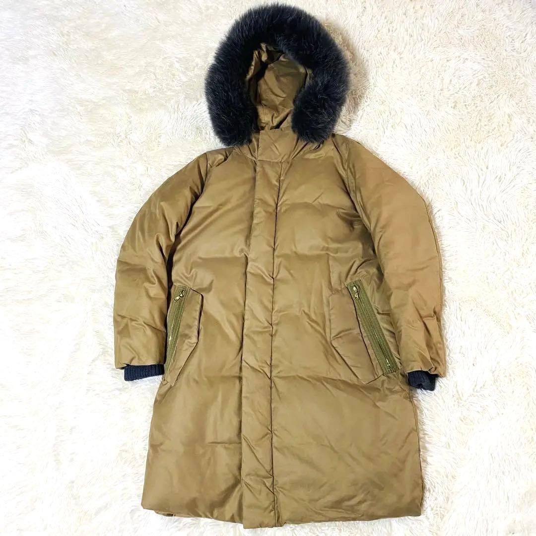 最終値下げ 美品✨ドゥロワー フォックスファー ダウンコート 36 定価