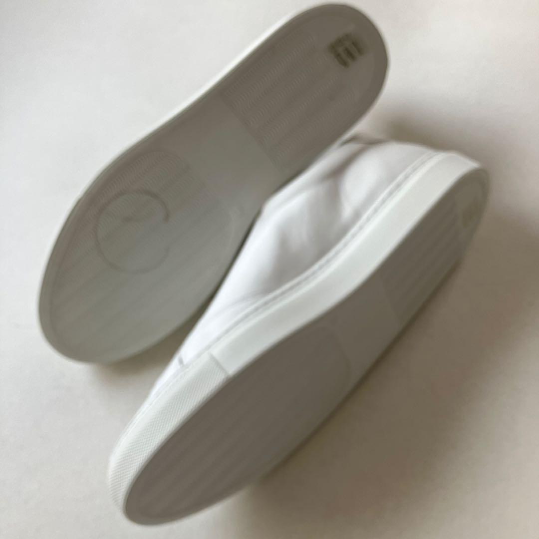 未使用 Amb レザー スニーカー センタージップ ホワイト - メルカリ