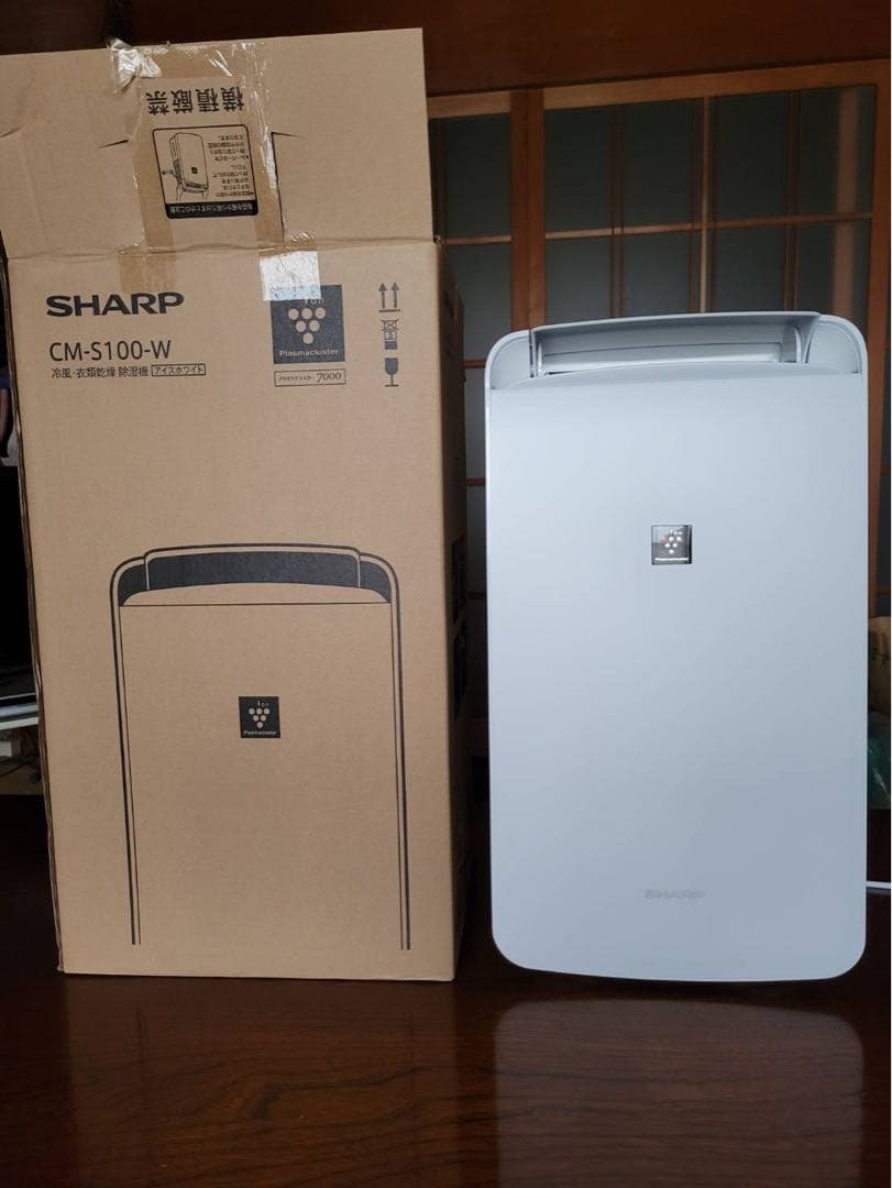 SHARP CM-S100-W 空気清浄機 SHARP（シャープ） CM-S100-W 衣類乾燥除湿機 プラズマクラスター7000
