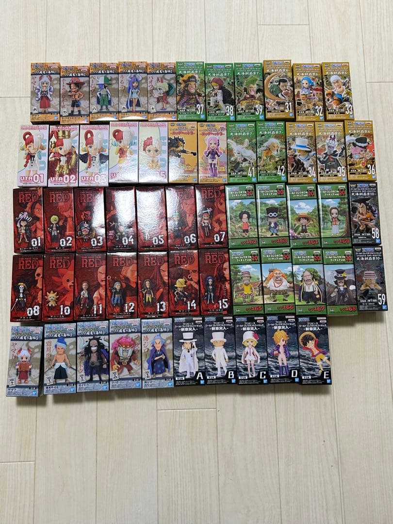 【新品未開封】ワンピース フィギュア ワーコレ122体まとめ売り
